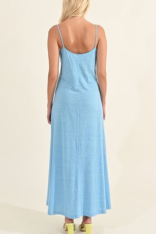 Vestido largo - Celeste