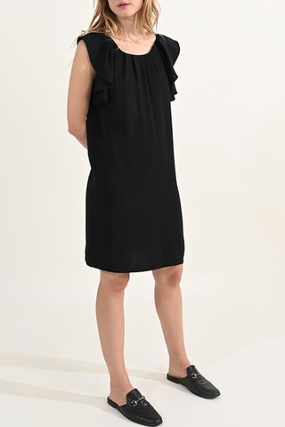 Vestido trapecio - Negro