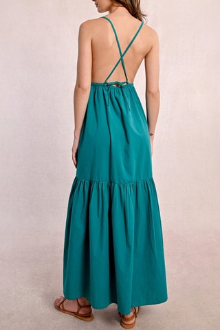 Vestido largo - Verde esmeralda