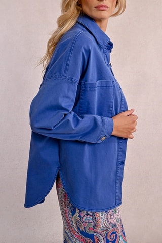 Sobrecamisa vaquera - Azul cobalto