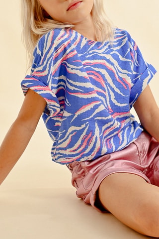 Camiseta - Azul cobalto
