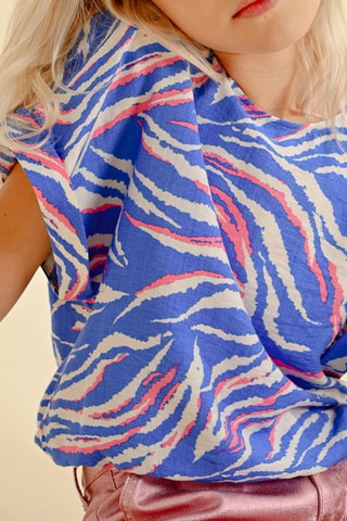 Camiseta - Azul cobalto