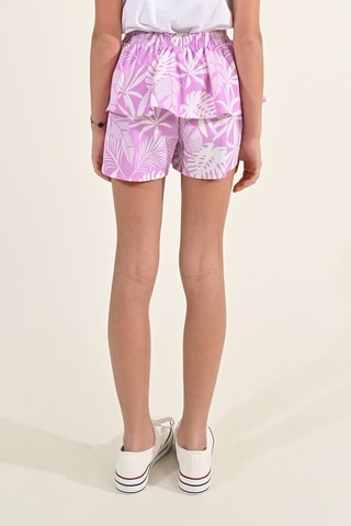 Short de tiro alto - Violeta