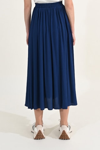 Falda plisada - Azul marino