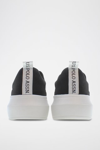 Zapatillas con plataforma Helis - Blanco, negro y gris