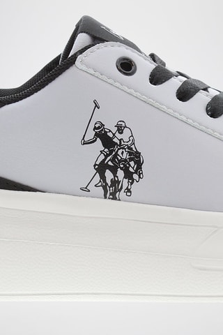 Zapatillas con plataforma Helis - Blanco, negro y gris