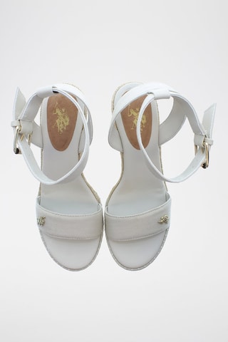 Sandalias de cuña Aylin - Blanco