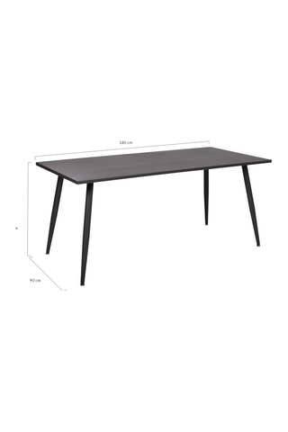 Mesa de jardim - Antracite - 180 x 90 x 77 cm