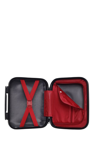 Vanity Wil K - 23 cm  - Negro, beige, rojo y plateado