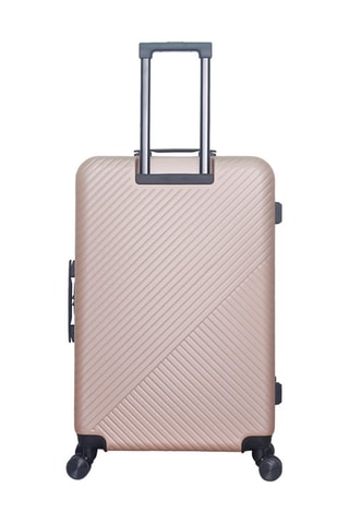 Maleta grande (L) Spiez - 75 cm  - Blanco, negro, rojo, rosa y dorado