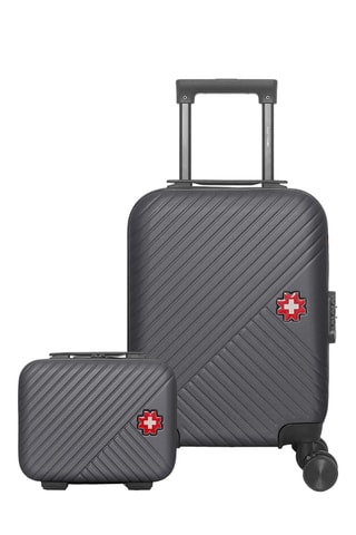 Maleta de cabina low cost (XS) y vanity Spiez - 30/46 cm  - Gris