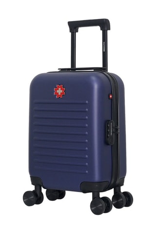 Maleta de cabina low cost (XS) y vanity Wil - 30/46 cm - Azul