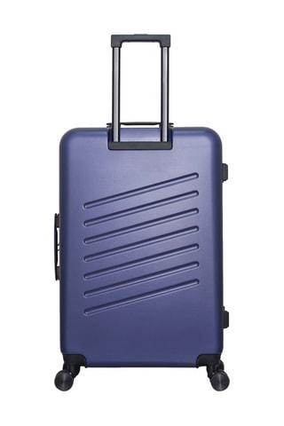 Maleta grande (L) Zurich - 75 cm  - Blanco, negro, rojo y azul