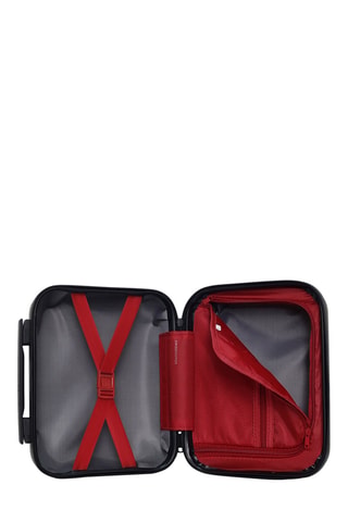 Vanity Wil K - 23 cm  - Negro, rojo, verde y plateado