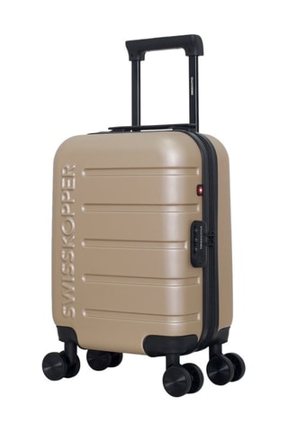 Maleta de cabina low cost (XS) Aigle - 46 cm  - Negro, beige, rojo y plateado