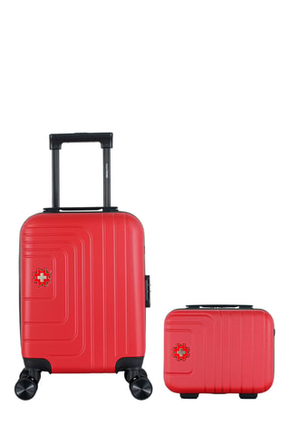 Maleta XXS y vanity Ruti (XXS/K) - 46/30 cm - Burdeos