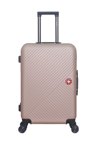 Maleta mediana (M) Spiez - 65 cm  - Negro, rojo, rosa, dorado y plateado