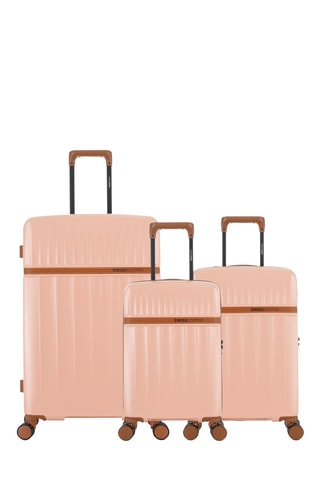 Juego de 3 maletas Zermatt (XS/S/L)  - 54,5/59,5/76,5 cm - Rosa claro