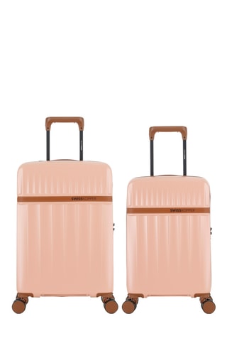 Maleta de cabina low cost y maleta de cabina Zermatt (XS/S) - 54,5/59,5 cm - Rosa claro