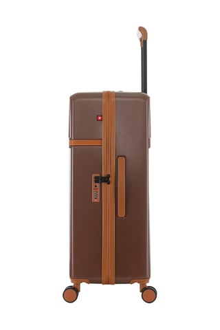 Maleta de cabina low cost y maleta grande Zermatt (XS/L) - 54,5/76,5 cm - Marrón