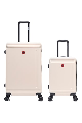 Maleta de cabina y maleta grande Gstaad (S/L) - 55/75 cm - Beige
