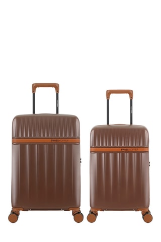 Maleta de cabina low cost y maleta de cabina Zermatt (XS/S) - 54,5/59,5 cm - Marrón