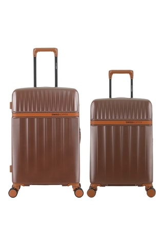 Maleta de cabina y maleta mediana Zermatt (S/M) - 59,5/67 cm - Marrón