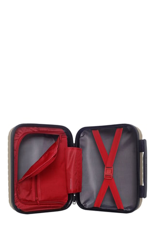 Vanity Spiez K - 23 cm  - Negro, beige, rojo y plateado