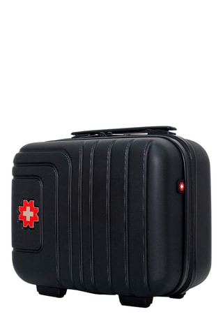Vanity Rüti K - 23 cm  - Negro, rojo y plateado