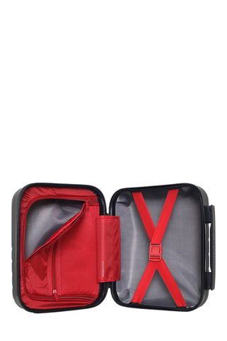 Vanity Rüti K - 23 cm  - Negro, rojo y plateado