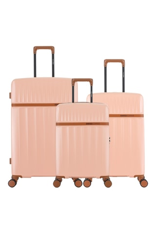 Juego de 3 maletas (S/M/L) Zermatt - 59,5/67/76,5 cm - Rosa claro