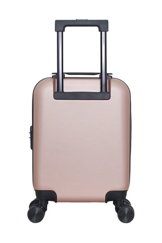 Maleta de cabina low cost (XS) Wil - 46 cm  - Negro, rojo, rosa, dorado y plateado