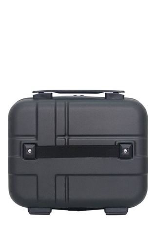 Vanity Uster K - 23 cm  - Negro, rojo y plateado