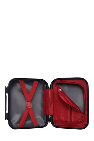 Vanity Wil K - 23 cm  - Negro, rojo, azul y plateado