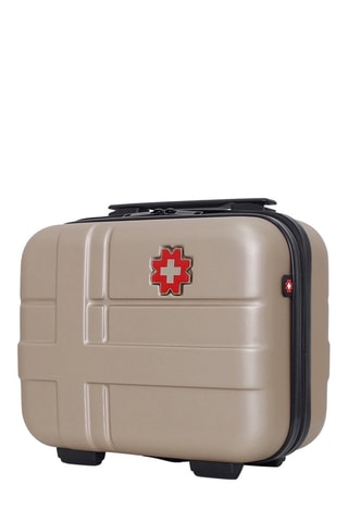 Vanity Uster K - 23 cm  - Negro, beige, rojo y plateado