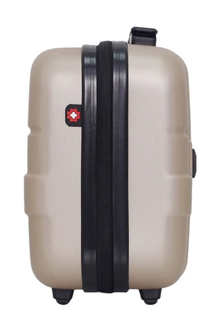 Vanity Uster K - 23 cm  - Negro, beige, rojo y plateado