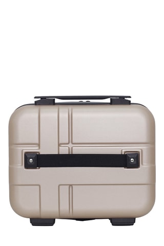 Vanity Uster K - 23 cm  - Negro, beige, rojo y plateado