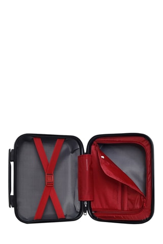 Vanity Wil K - 23 cm  - Negro, rojo, plateado y gris
