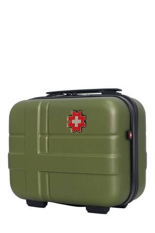 Vanity Uster K - 23 cm  - Negro, rojo, verde y plateado
