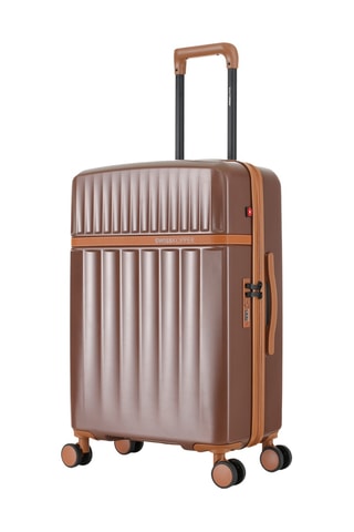 Maleta de cabina low cost y maleta mediana Zermatt (XS/M) - 54,5/67 cm - Marrón