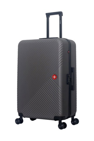 Maleta grande (L) Spiez - 75 cm  - Negro, rojo y gris