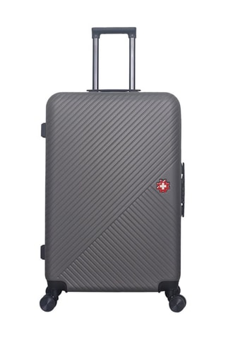 Maleta grande (L) Spiez - 75 cm  - Negro, rojo y gris