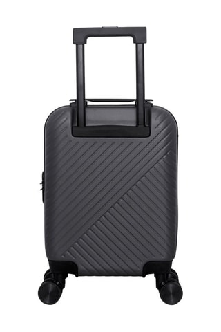 Maleta de cabina low cost (XS) Spiez - 46 cm  - Negro, rojo y plateado