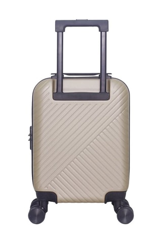 Maleta de cabina low cost (XS) Spiez - 46 cm  - Negro, beige, rojo y plateado