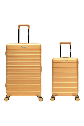Maleta de cabina y maleta grande Lugano (S/L) - 55,5/74,5 cm - Beige