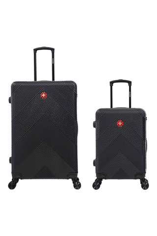 Maleta de cabina y maleta grande Olten (S/L) - 57/76,5 cm - Negro