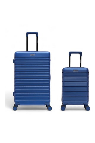 Maleta de cabina low cost y maleta grande Lugano (XS/L) - 52/74,5 cm - Azul marino