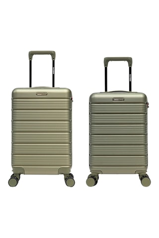 Maleta de cabina low cost y maleta de cabina Lugano (XS/S) - 52/55,5 cm - Verde