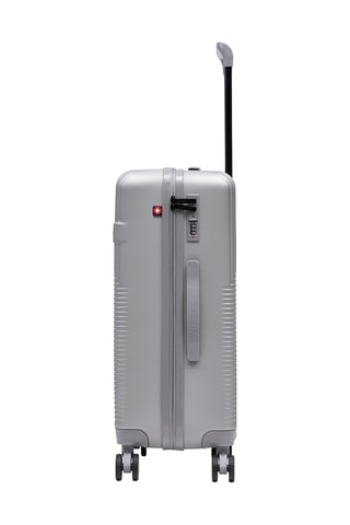 Maleta de cabina low cost y maleta mediana Wohlen (XS/M) - 52/66,5 cm - Gris