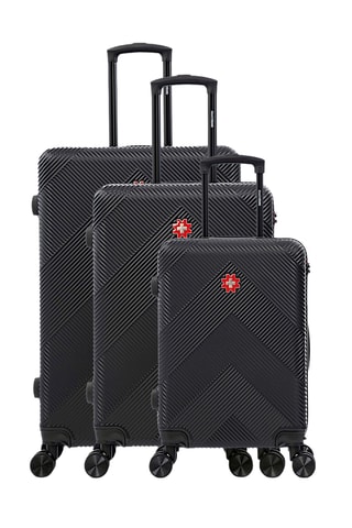 Juego de 3 maletas Olten (S/M/L) - 57/67/76,5 cm - Negro